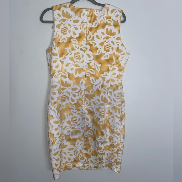 Kate and Lily Yellow and White Floral Embroidered Dress - Picture 7 of 7